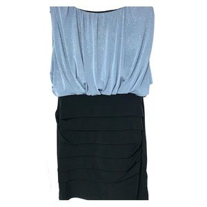 Black and silver dress